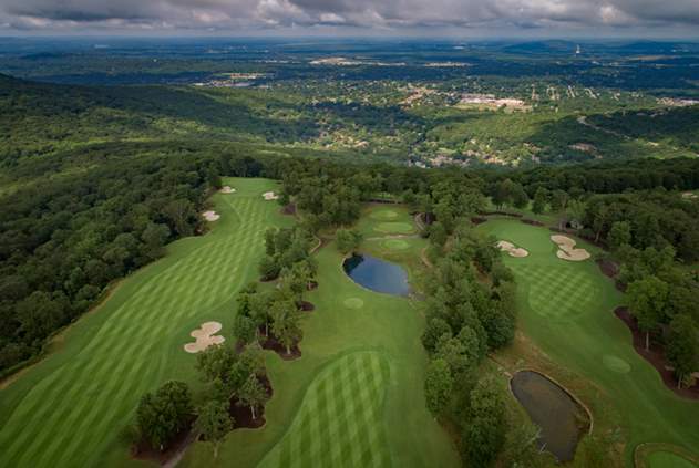 golf course at night