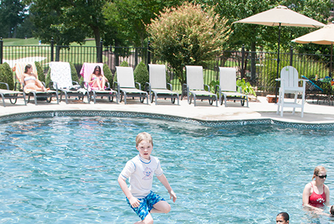 pool at the club